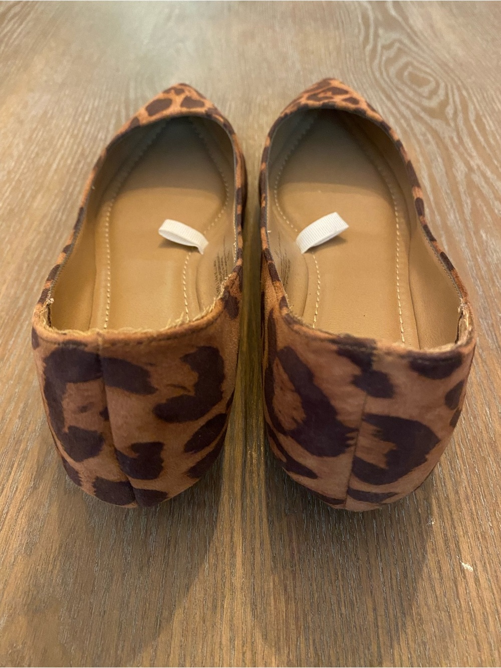 MERONA Leopard Print Pointed Toe Flats - Picture 5 of 8